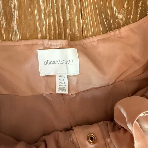 ALICE MCCALL women's time after time pants in nude size 10 - Picture 5 of 7